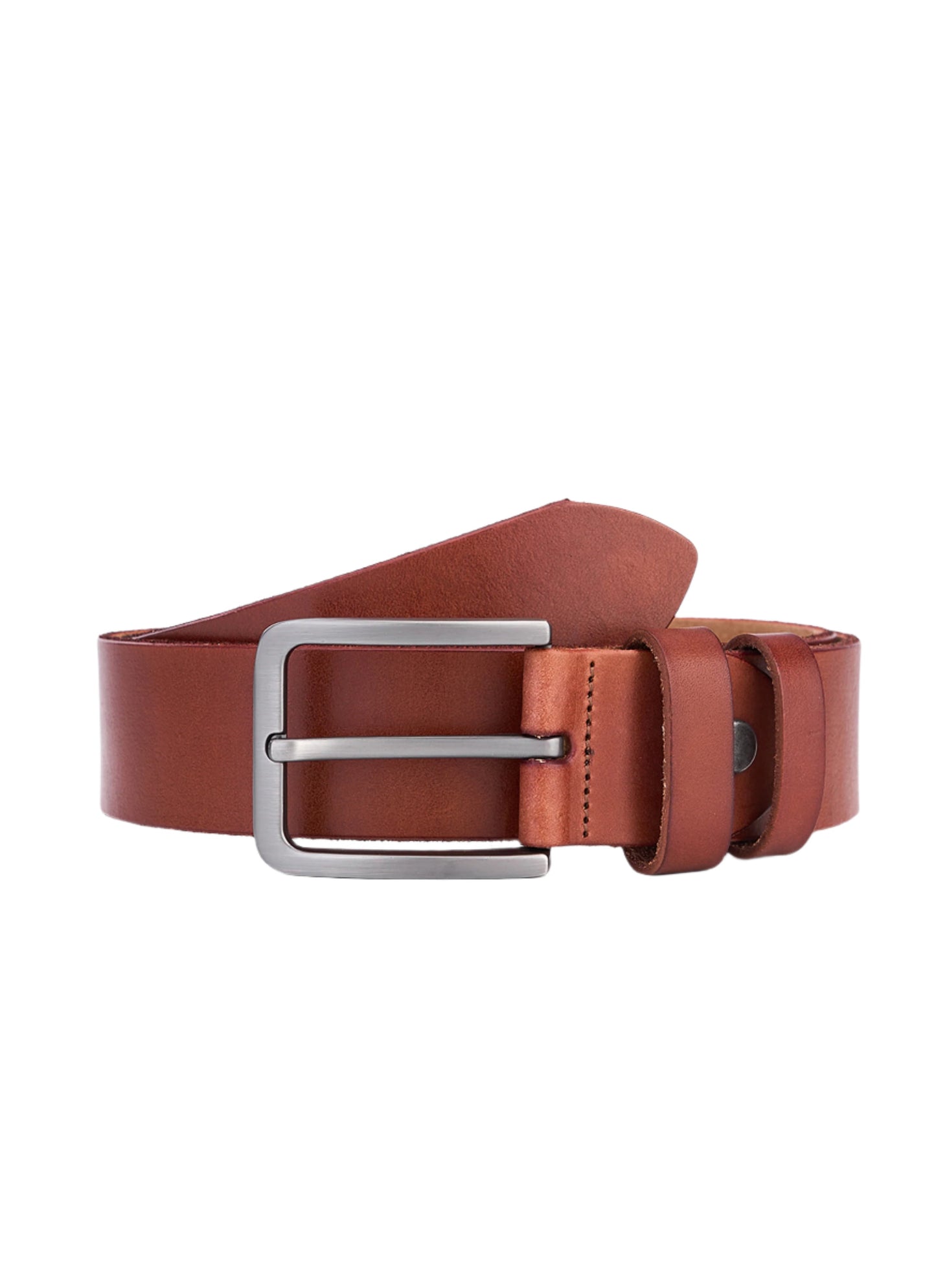Set of 2 high-quality cowhide leather belts – black and brown – genuine leather & extremely durable – stylish leather belts for men