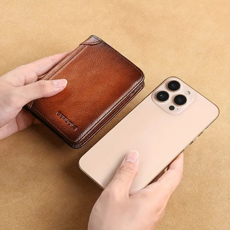 Men's RFID Blocking Slim Bifold Wallet | HUDSON