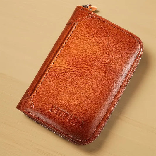 Leather RFID Blocking Wallets For Men | HUDSON