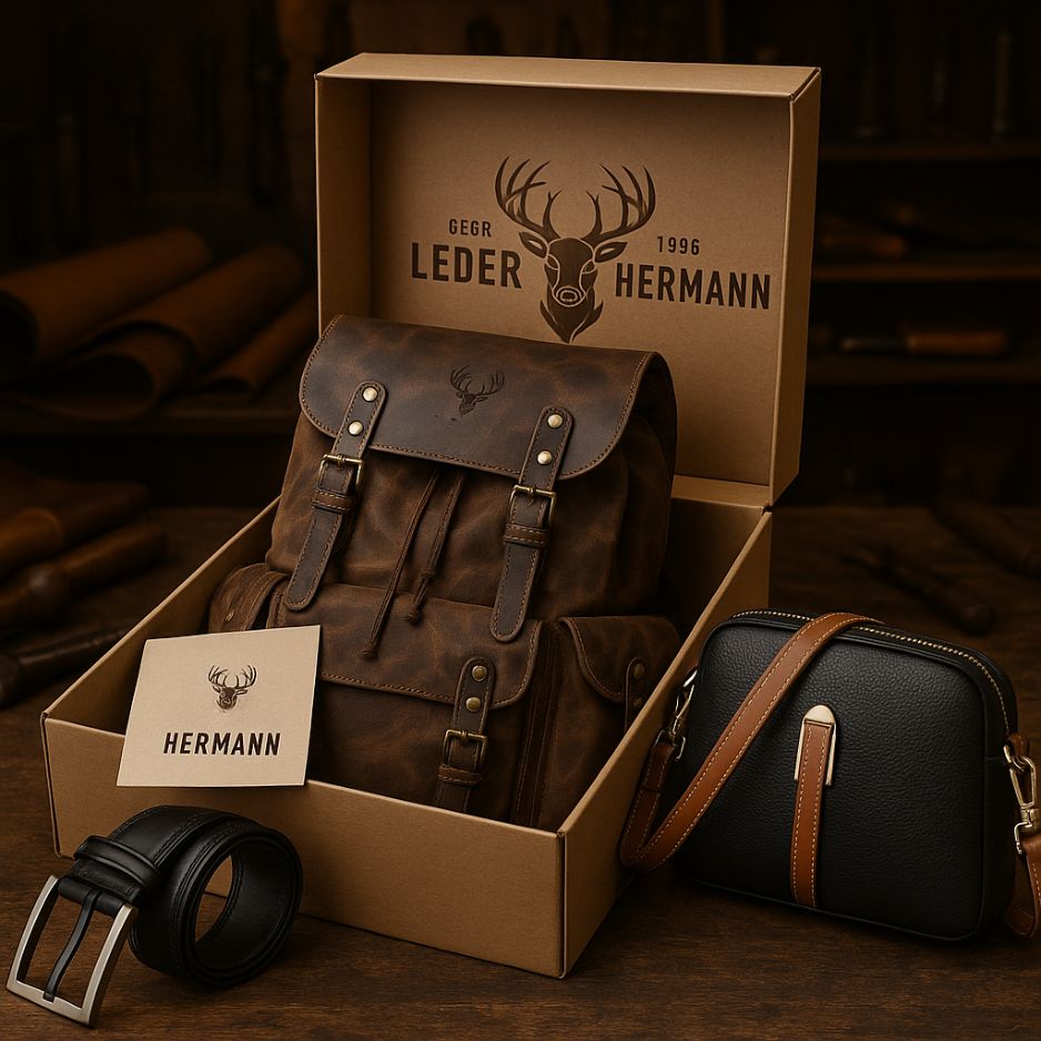 Hermann's Leather Belt Classic Blue