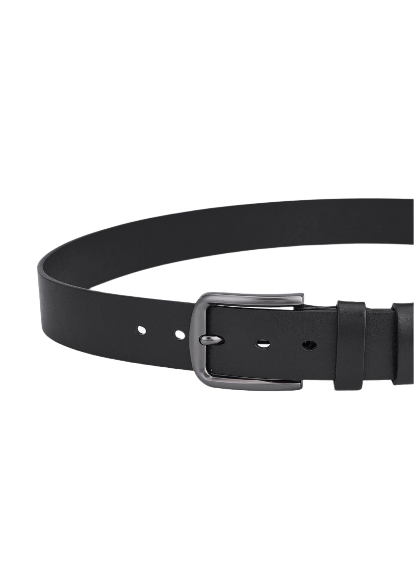 2 Pieces Luxury Full-Grain Leather Belts – Black & Cognac – Genuine Leather & Sustainable – Premium Men's Belts for Every Style