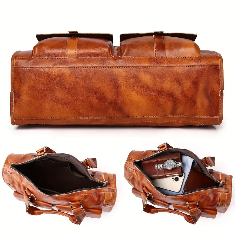 Large Leather Men's Luggage Bag | Camden