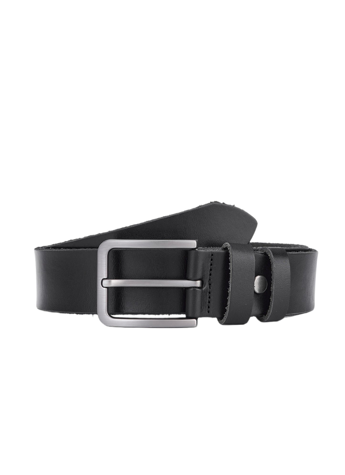 Set of 2 high-quality cowhide leather belts – black and brown – genuine leather & extremely durable – stylish leather belts for men