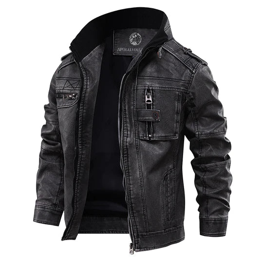 Stylish Urban Edge Leather Jacket for a Trendy Look