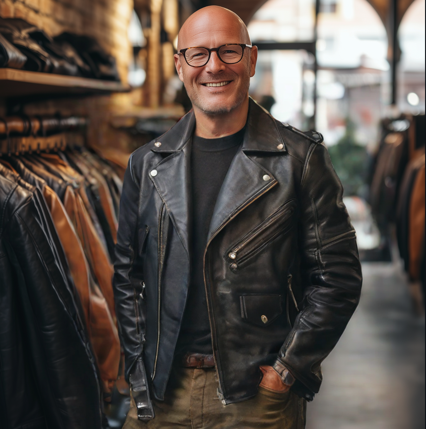 Mystic - Elegant Leather Jacket for a Sophisticated Style