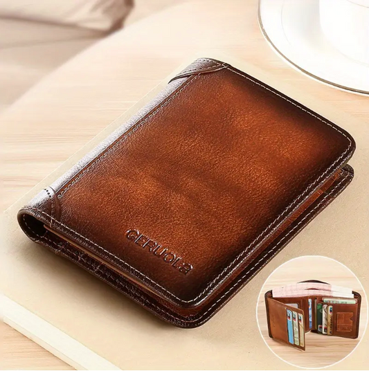 Leather RFID Wallet for Secure everyday protection