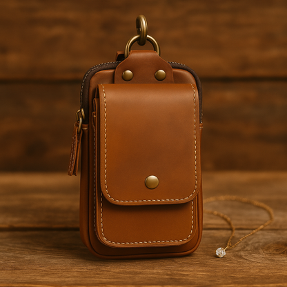 Vintage Leather Waist Pack | AUSTIN