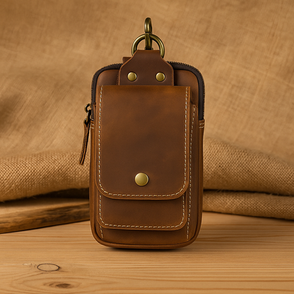 Vintage Leather Waist Pack | AUSTIN