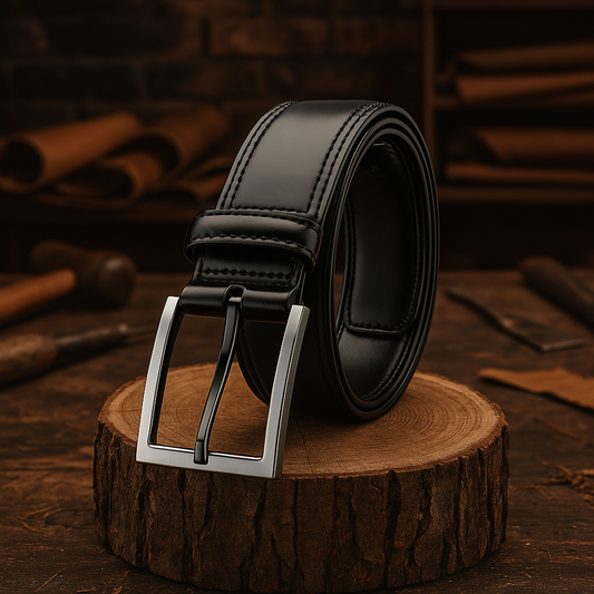 Hermann's Leather Belt Classic Black (Bestseller)