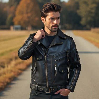 Mystic - Elegant Leather Jacket for a Sophisticated Style