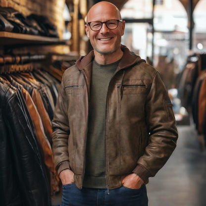 Legacy Leather Jacket - Classic Elegance and Durability