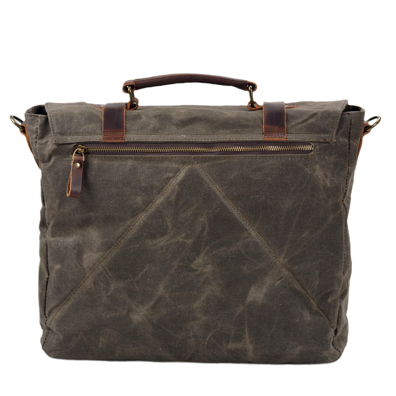 Canvas and Leather Messenger Bag | VANCOUVER
