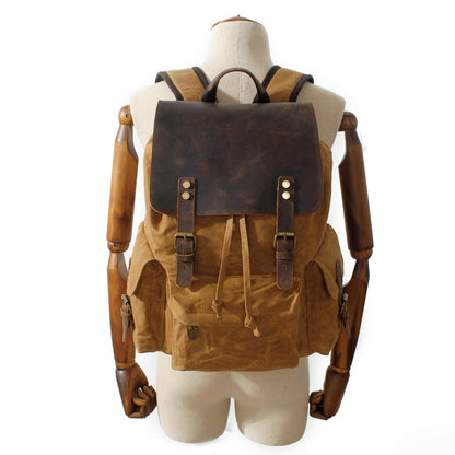Waxed Canvas Backpack | COPENHAGEN