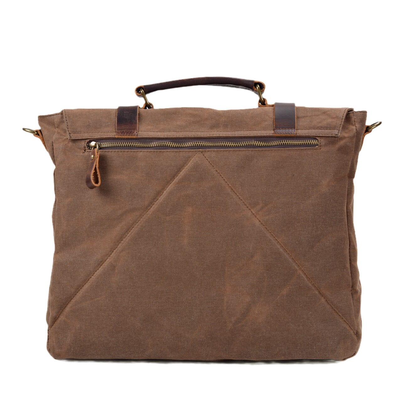 Canvas and Leather Messenger Bag | VANCOUVER