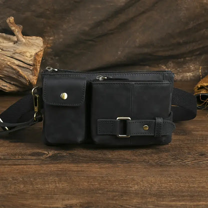 Vintage Leather Waist Bag | BROOKLYN
