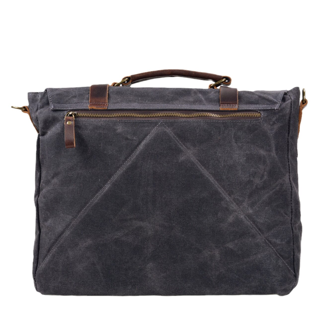 Canvas and Leather Messenger Bag | VANCOUVER