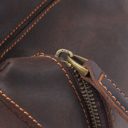 Leather Backpack with Drawstring | FLAM