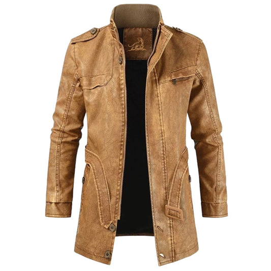 Rabenflügel - Elegant Leather Jacket for a Bold Style
