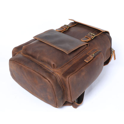 Leather Laptop Backpack | KALMAR