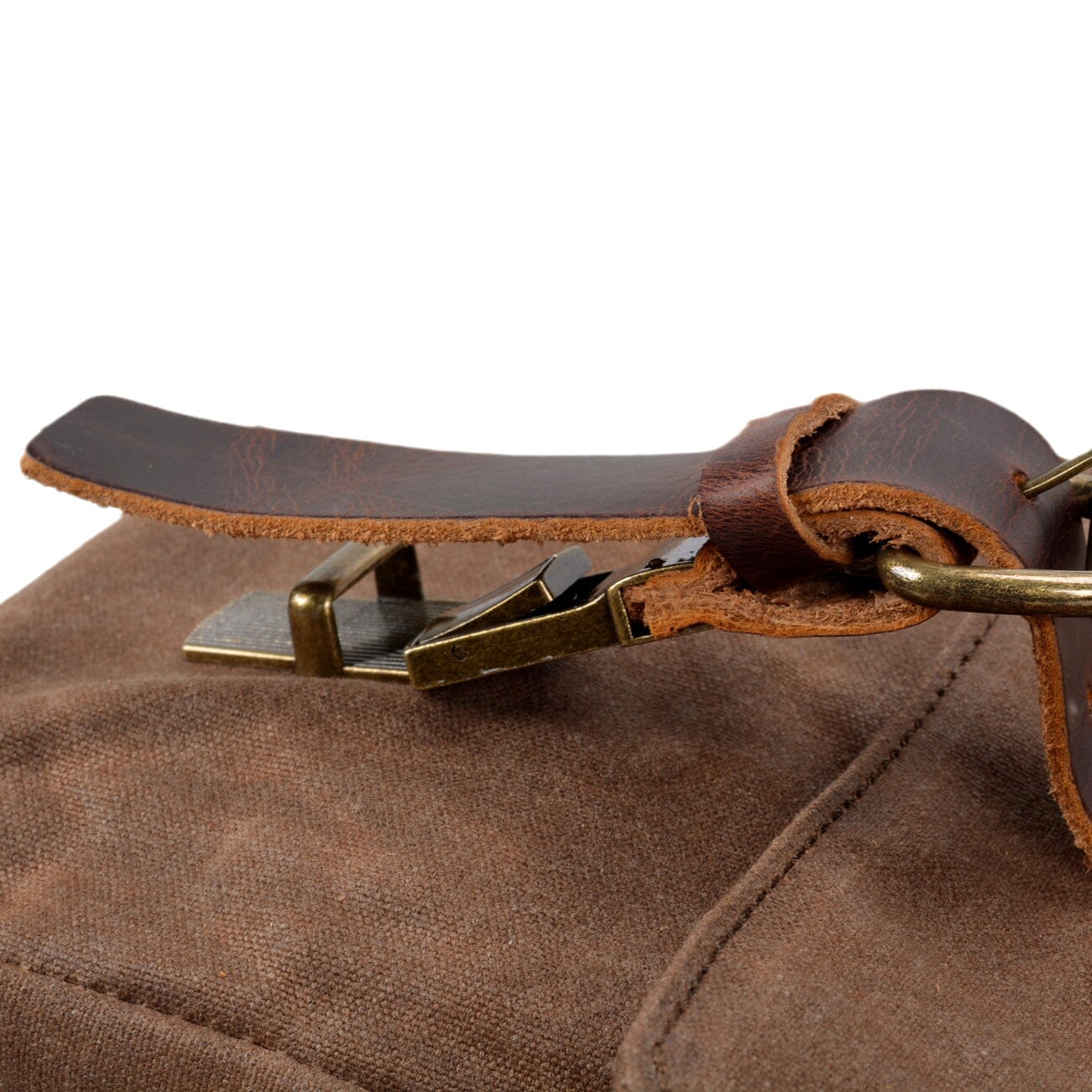 Canvas and Leather Messenger Bag | VANCOUVER