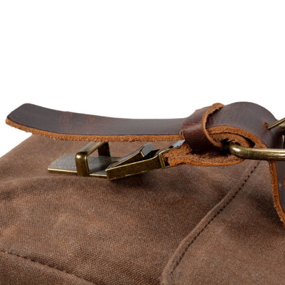 Canvas and Leather Messenger Bag | VANCOUVER